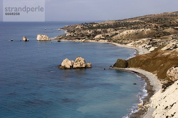 Coastline Of Cyprus  Mediterranean