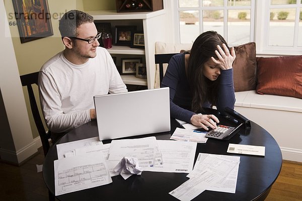 Finanzen  Streß  jung