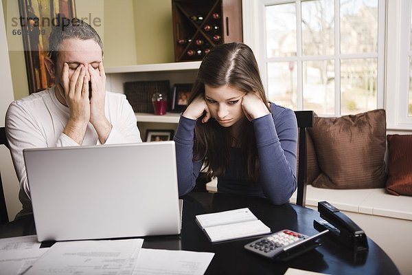 Finanzen  Streß  jung