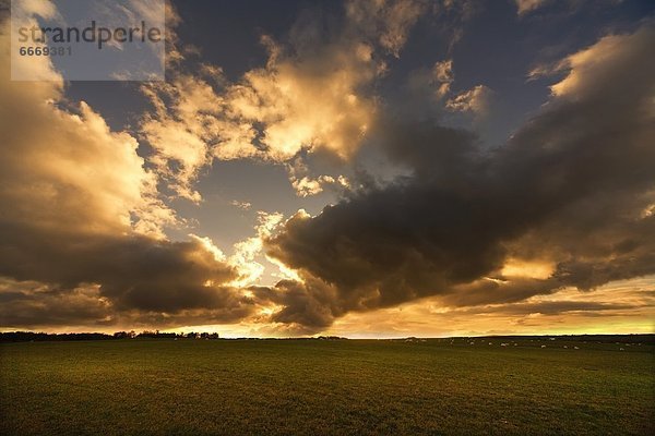 Wolke  Sonnenuntergang  England  North Yorkshire