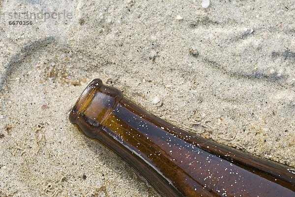 Sand  Bier  Flasche