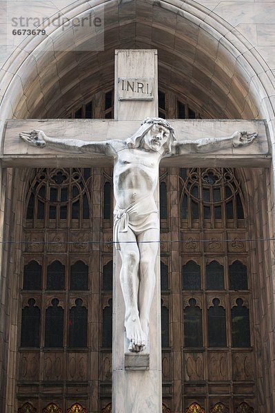 überqueren  Statue  Jesus Christus  Kreuz