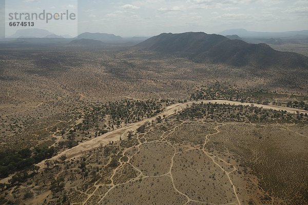 Luftbild  Afrika  Kenia