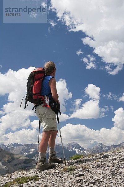 Berg  Mann  sehen  Ansicht