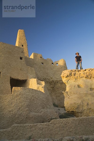 Frau  Tourist  Ägypten  Oase