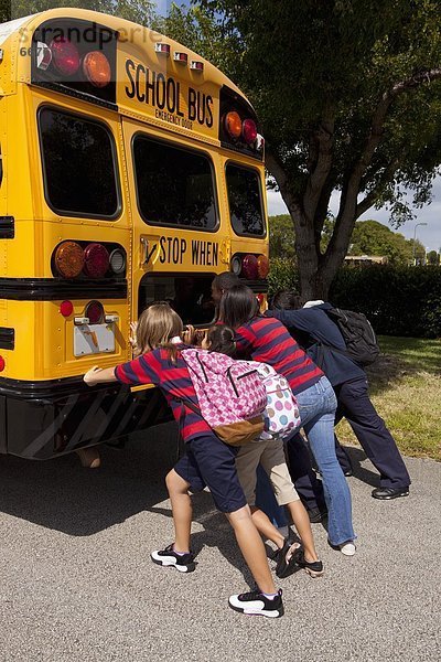 schieben  Omnibus  Schule  Student