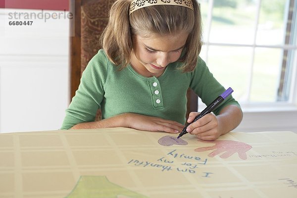 Fotografie  Zeichnung  Dankbarkeit  Redewendungen  Mädchen