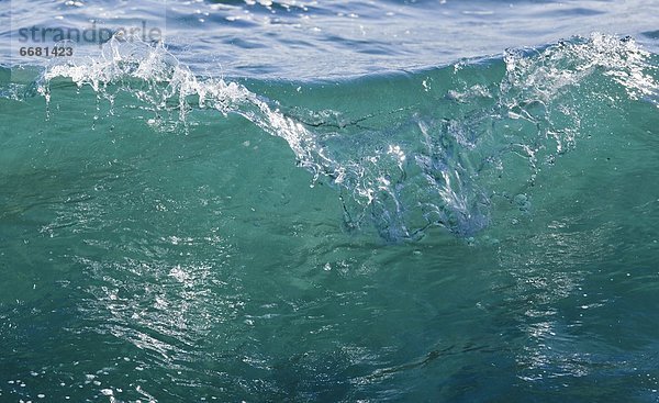 durchsichtig  transparent  transparente  transparentes  Wasser  Wasserwelle  Welle  Meer  Anfang  Pause