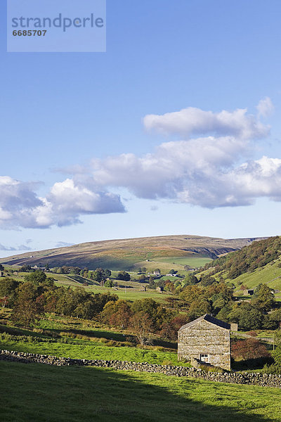 Stein  Scheune  Yorkshire and the Humber  Tal