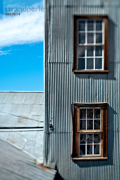 Fenster Wand Seitenansicht Metall