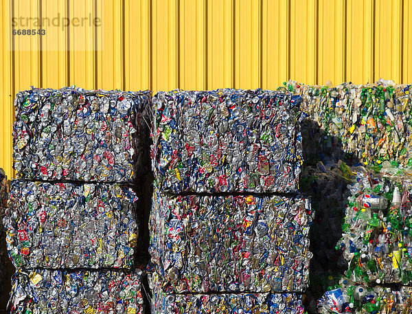 Recycling  Kunststoff  Dose  Aluminium