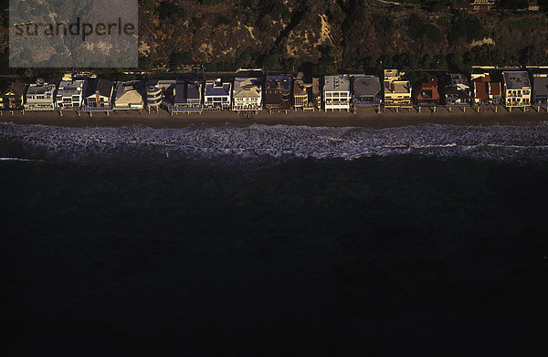 nahe Wohnhaus Strand Küste Kalifornien Malibu