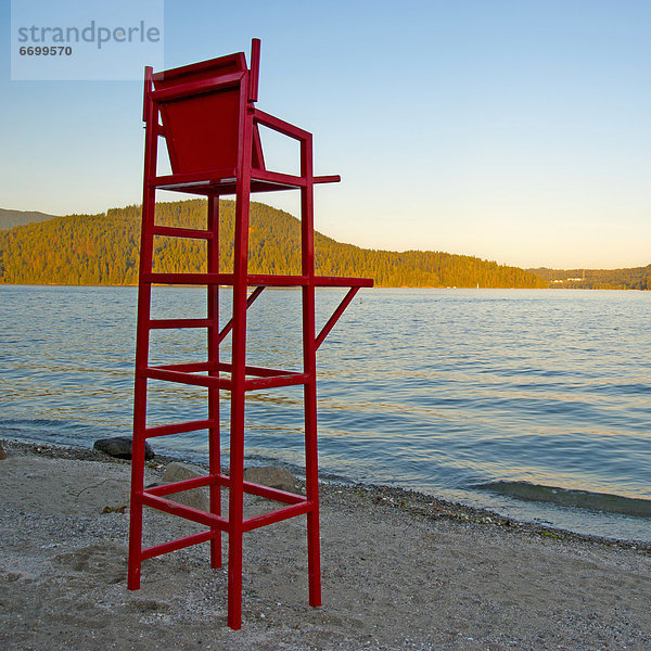 Stuhl  Strand  Rettungsschwimmer