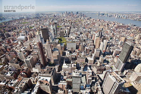 Luftbild von Manhattan