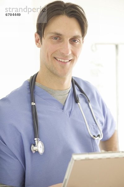 Porträt von einem männlichen Arzt