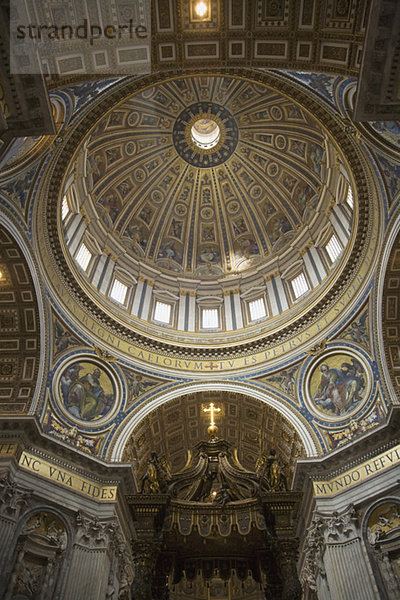 Kuppel  Baldachin  Vatikan  Kuppelgewölbe  Italien