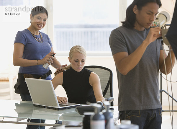 Fotografie  schießen  Studioaufnahme  Business