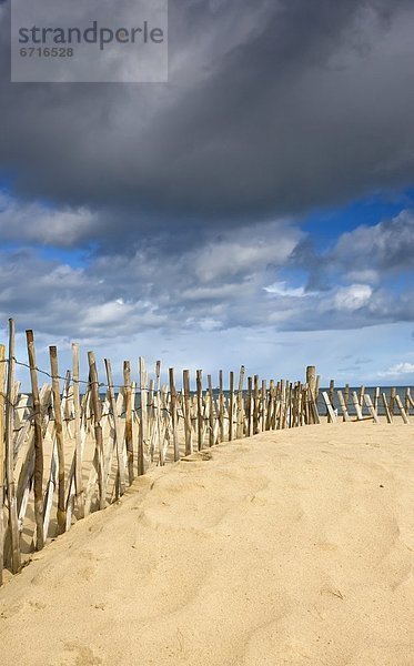 Holzzaun Strand