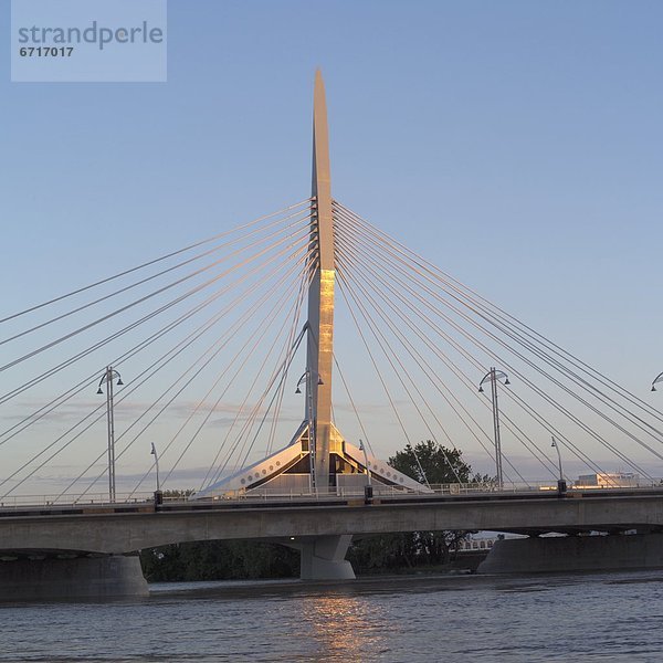 Brücke  Fluss  rot  Kanada  Manitoba  Winnipeg