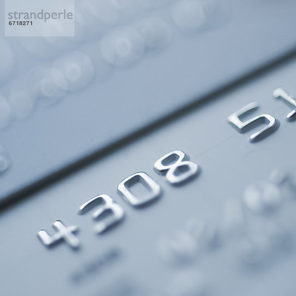 Close-up Kredit Kreditkarte Karte