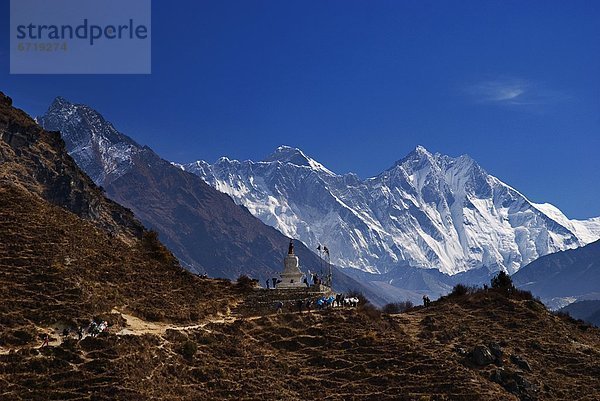 Denkmal  Hintergrund  Berg  Mount Everest  Sagarmatha  Nepal