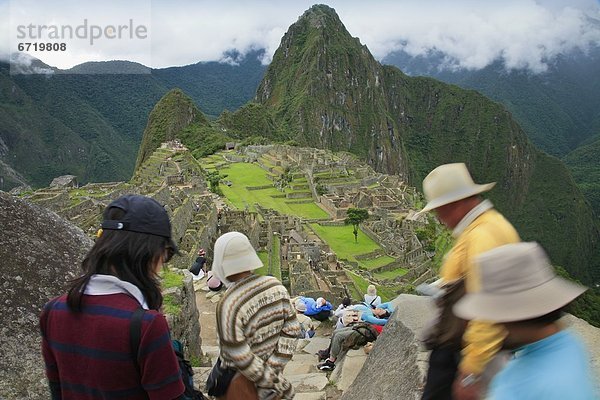 Ruinenstadt Machu Picchu  Peru