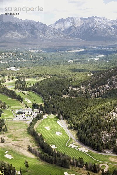 Golfplatz  Banff Nationalpark  Alberta  Kanada