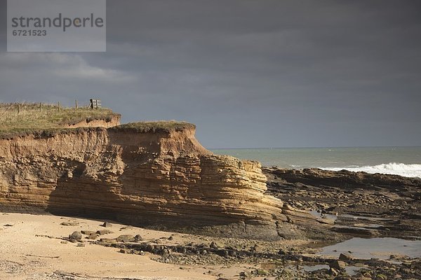 Steilküste  Küste  vorwärts  Erosion