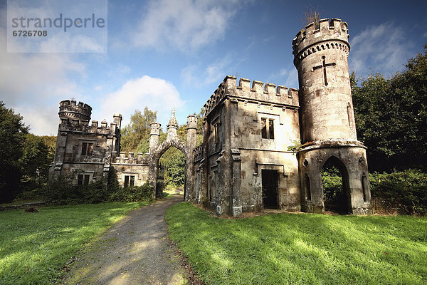 'Entrance To Ballysaggartmore Towers