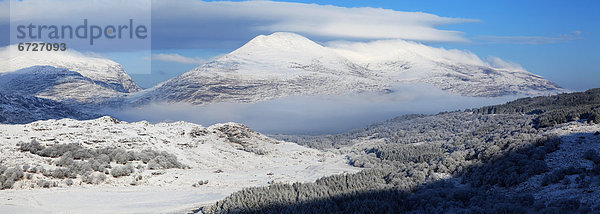 nahe  Winter  bedecken  Landschaft  Killarney