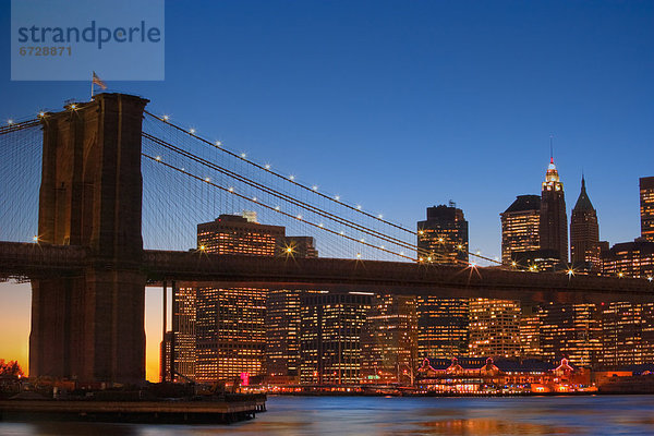 Brücke  Innenstadt  Manhattan