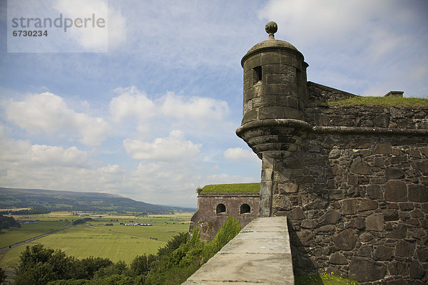 Palast  Schloß  Schlösser  Landschaft  Ansicht  Aussichtspunkt  Stirling