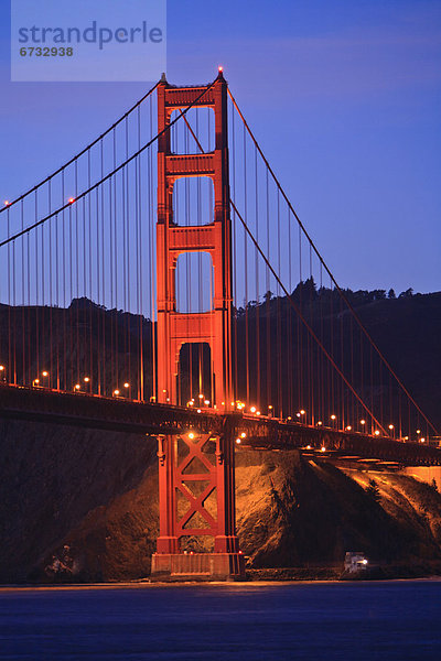 Abenddämmerung Golden Gate Bridge