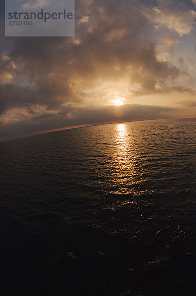 Sonnenuntergang Horizont Ägäisches Meer Ägäis