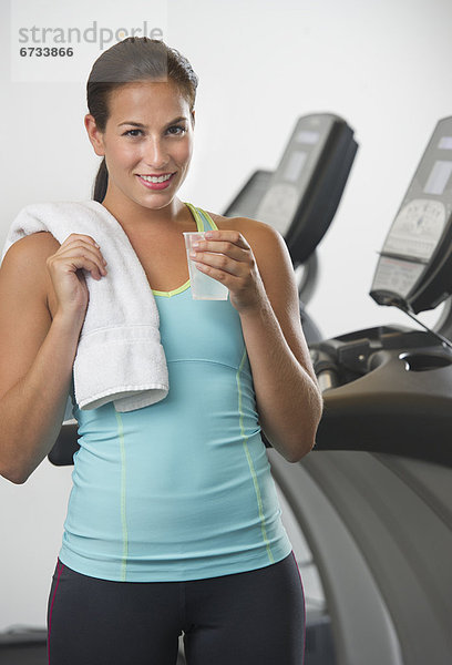 Fitness-Studio  Portrait  Frau