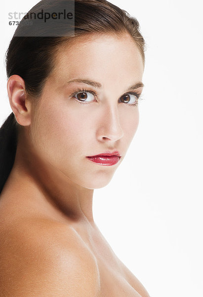 Studio Portrait einer jungen Frau