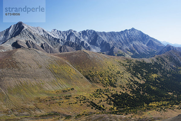 Farbaufnahme  Farbe  Berg  Himmel  Tal  Hintergrund  blau