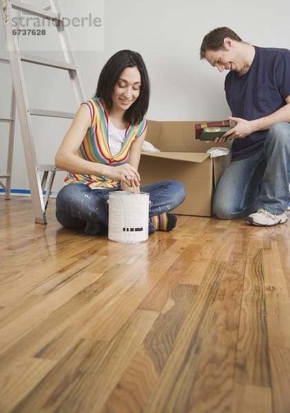 Wohnhaus verpacken neu