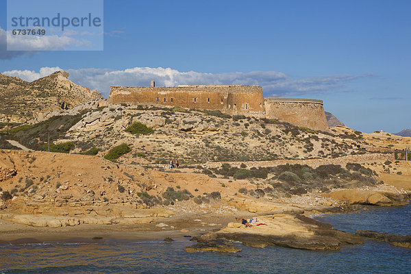 Landschaft  Palast  Schloß  Schlösser  Strand  Almeria  Spanien