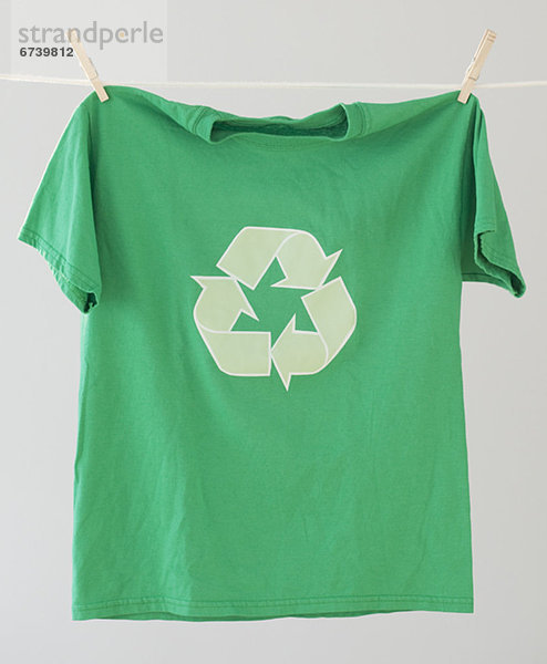 T-Shirt Recycling grün