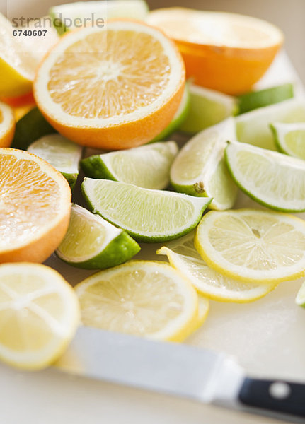 Orange  Orangen  Apfelsine  Apfelsinen  Frische  schneiden  Limette  Zitrone