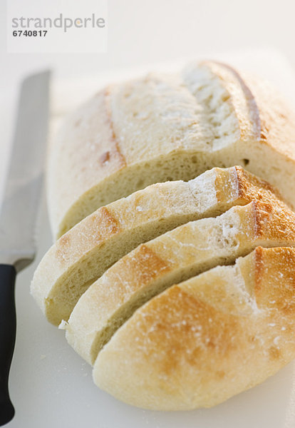Frische  Brot  aufgeschnitten