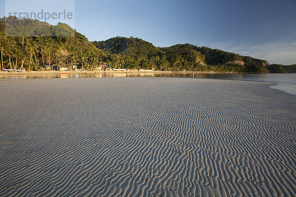 niedrig  Strand  Gezeiten  Anordnung  Sand  vorwärts