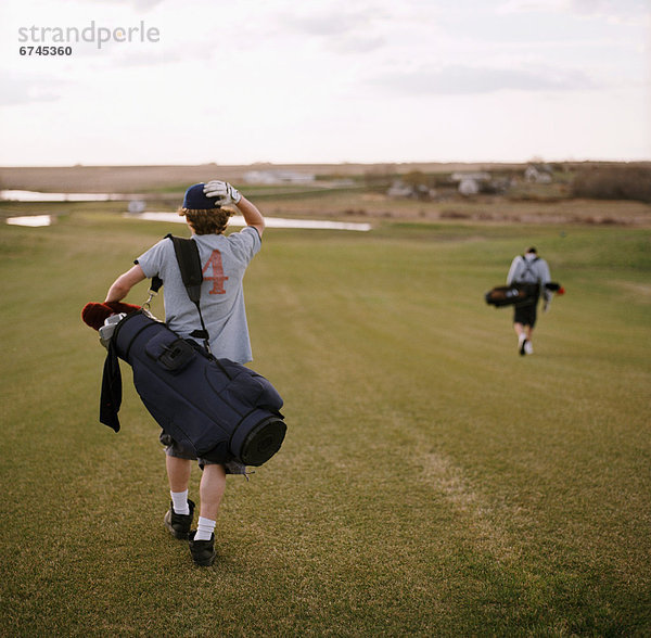 Mann  tragen  Golfsport  Golf  Saskatchewan  Kurs