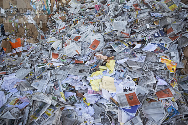 Papier Recycling Recyclinganlage Abfallverwertungsanlage