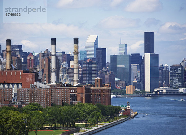 Skyline der Stadt