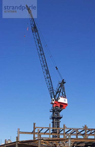 Kran auf Baustelle