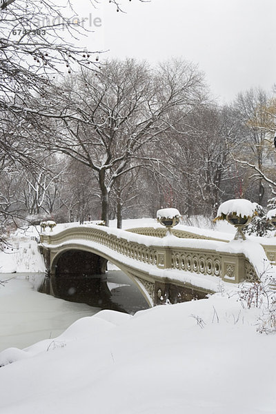 bedecken  Brücke  Schnee