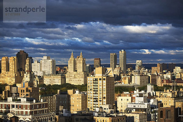 USA  New York City  Manhattan skyline
