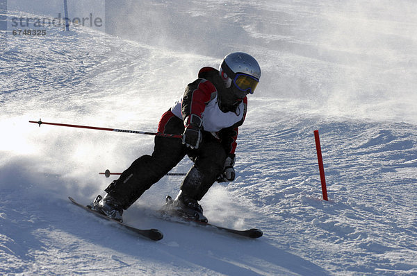 Rennfahrer  Urlaub  Ski  jung  Hufeisen  Ontario